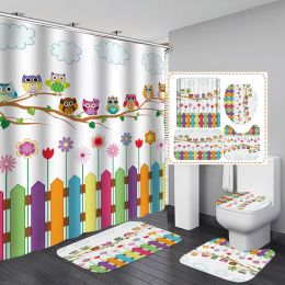 printed-waterproof-polyester-bathroom-shower-curtain
