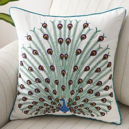 bedroom-bed-peacock-cushion-pillow
