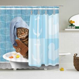 bathroom-shower-curtain-waterproof-and-mildew-proof-polyester-bathroom-curtain-animal-series