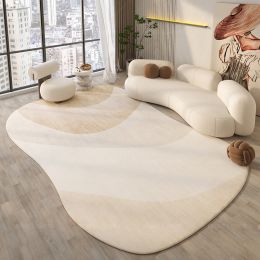 irregular-shaped-simple-bedroom-household-carpet