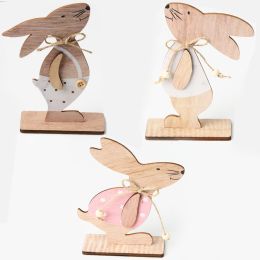 creative-easter-bunny-woodwork-desktop-decoration