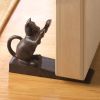 Accent Plus Cast Iron Paws Up Kitty Cat Door Stopper
