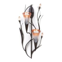 Accent Plus Wall Sconce with Lily Candle Cones