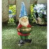 Accent Plus Solar Light-Up Gnome Bird Feeder