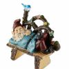 Accent Plus Solar Light-Up Afternoon Nap Garden Gnome