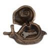 Accent Plus Cast Iron Garden Snail Hinged Key Hider