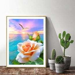 rose-embroidery-flower-mosaic-sea-wall-art