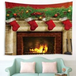 flower-shaped-christmas-stockings-fireplace-bedroom-decoration-tapestry