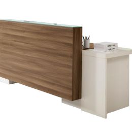 Latest Design Wooden Modern Front Desk Office Reception Desk Office