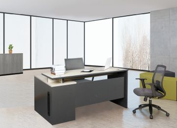 Office Supplier Custom L Shape Modern Computer Desk Office Furniture
