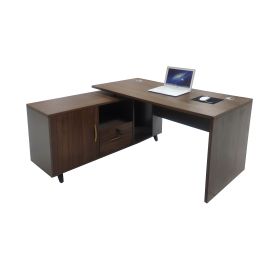 Office Furniture Single L Shape Working Wooden Modern Office Table Office Desk