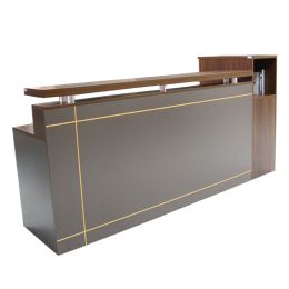 Standard Size Modern Reception Equipment Salon Furniture Office Reception Desk
