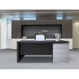 Office Furniture Wooden Luxury Modern Melamine Board L Shaped Executive Desk Office Table