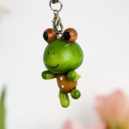 [Smile Bear & Frog] - Cell Phone Charm Strap / Camera Charm Strap / Handbags Charms