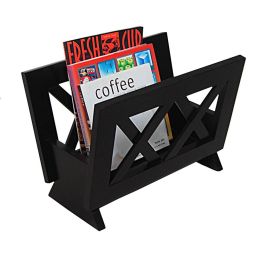 Oceanstar Contemporary Mahogany Solid Wood Magazine Rack M1125