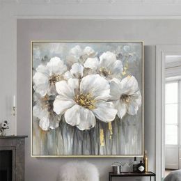 frameless-white-flower-wall-art-oil-painting