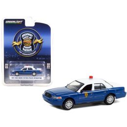 2011 Ford Crown Victoria Police Interceptor Dark Blue and White "Kansas Highway Patrol 75th Anniversary Unit" (1937-2012) "Anniversary Collection" Ser