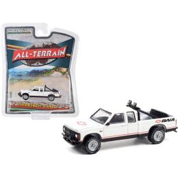 1991 Chevrolet S-10 Baja Extended Cab Pickup Truck White with Graphics "All Terrain" Series 12 1/64 Diecast Model Car by Greenlight