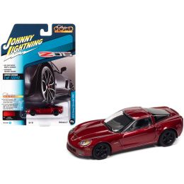 2012 Chevrolet Corvette Z06 Crystal Red Metallic "Classic Gold Collection" Series Limited Edition to 12240 pieces Worldwide 1/64 Diecast Model Car by
