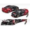Lexus LC500 RHD (Right Hand Drive) Black and Red ADVAN Livery "HKS" and Driver Figure Limited Edition to 1800 pieces 1/64 Diecast Model Car by Era Car