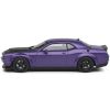 2018 Dodge Challenger SRT Demon V8 6.2L Plum Crazy Purple with Matt Black Hood 1/43 Diecast Model Car by Solido