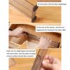 2Pcs Drawers Divider Adjustable DIY Sturdy Wardrobe Divider Storage Organizer Household Supplies