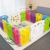 Baby Playpen Kids Activity Centre Safety Play Yard Home Indoor Outdoor New Pen (Multicolour;  Classic Set 14 Panel)