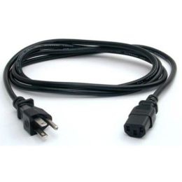 StarTech.com 6ft (2m) Computer Power Cord, NEMA 5-15P to C13, 10A 125V, 18AWG, Black Replacement AC PC Power Cord, TV/Monitor Power Cable