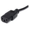 StarTech.com 6ft (2m) Computer Power Cord, NEMA 5-15P to C13, 10A 125V, 18AWG, Black Replacement AC PC Power Cord, TV/Monitor Power Cable