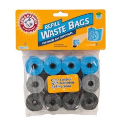 Arm & Hammer Disposable Waste Bags Refills Assorted 180 Count