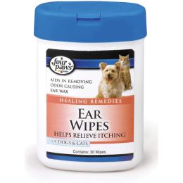 Four Paws Healthy Promise Pet Ear Wipes 25 Count