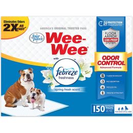 Four Paws Wee-Wee Odor Control with Febreze Freshness Pads 10 Count Standard 22" x 23"