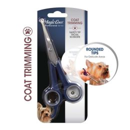 Four Paws Magic Coat Professional Series Safety Tip Facial Dog Trimming Scissors