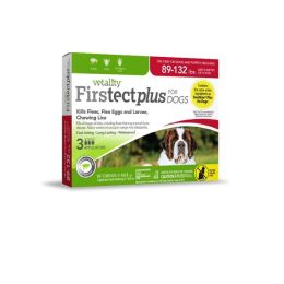 Vetality Firstect Plus Flea & Tick for Dogs 0.408 fl. oz 3 Count