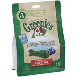Greenies Blueberry Flavor Dog Dental Treat 12 oz 12 Count Regular